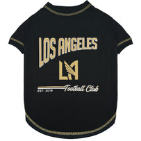 Los Angeles Football Club Stripe Text Tee Shirt