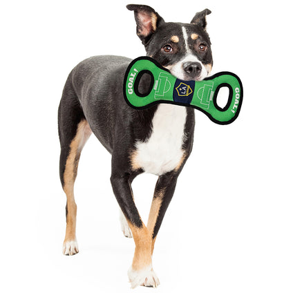 LA GALAXY SOCCER FIELD TUG TOY
