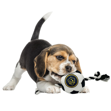 LA Galaxy Soccer Ball Rope Toy