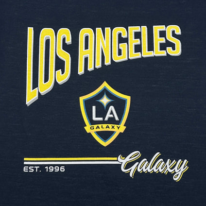 LA Galaxy Stripe Text Tee Shirt