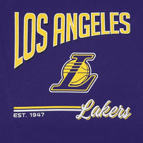 La Lakers Bold City Text Tee Shirt