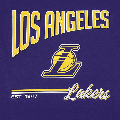 La Lakers Bold City Text Tee Shirt