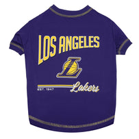La Lakers Bold City Text Tee Shirt