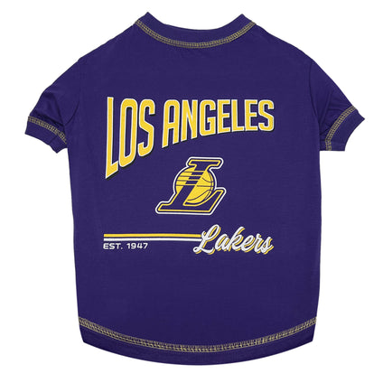 La Lakers Bold City Text Tee Shirt