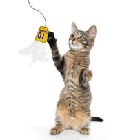 LA LAKERS TEAM JERSEY WAND WITH CAT NIP