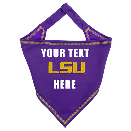 Lsu Tie Around Bandana - Personalize