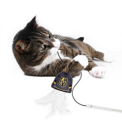 LAS VEGAS GOLDEN KNIGHTS TEAM JERSEY WAND WITH CAT NIP