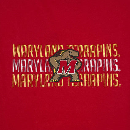 Maryland Stripe Text Tee Shirt