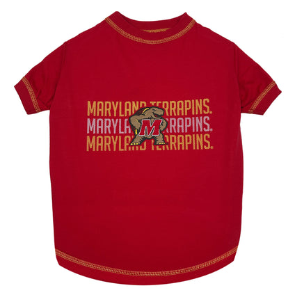 Maryland Stripe Text Tee Shirt