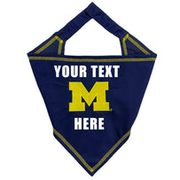 Michigan Tie Around Bandana - Personalize