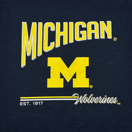 Michigan Woverines City Text Tee Shirt