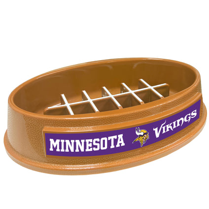 Minnesota Vikings Football Slow Feeder Bowl