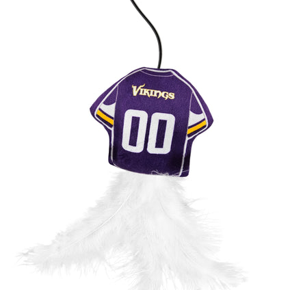 MINNESOTA VIKINGS TEAM JERSEY WAND WITH CAT NIP