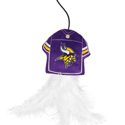 MINNESOTA VIKINGS TEAM JERSEY WAND WITH CAT NIP