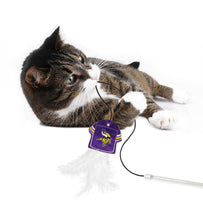 MINNESOTA VIKINGS TEAM JERSEY WAND WITH CAT NIP