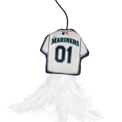 SEATTLE MARINERS TEAM JERSEY WAND WITH CAT NIP
