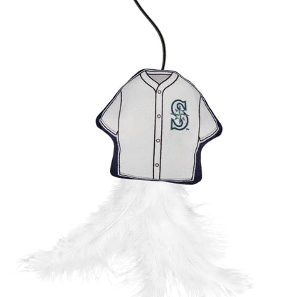 SEATTLE MARINERS TEAM JERSEY WAND WITH CAT NIP
