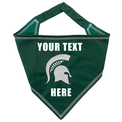 Michigan State Tie Around Bandana - Personalize