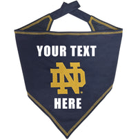 Notre Dame Tie Around Bandana - Personalize