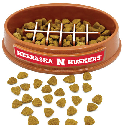 Nebraska Football Slow Feeder Bowl