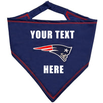 New England Patriots Tie Around Bandana - Personalize