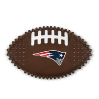 NEW ENGLAND PATRIOTS HARD NYLON FOOTBALL CHEW TOY