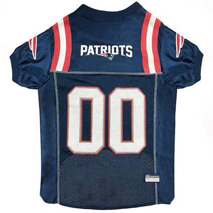 New England Patriots Pet Striped Jersey