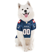 New England Patriots Pet Striped Jersey