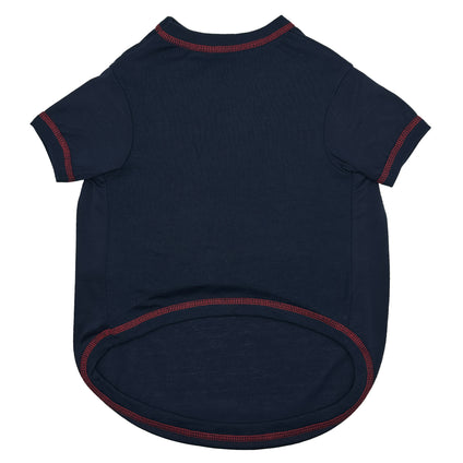 New England Patriots Stripe Text Tee Shirt