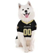 New Orleans Saints Pet Striped Jersey