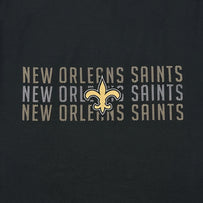 New Orleans Saints Stripe Text Tee Shirt