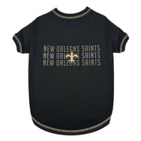 New Orleans Saints Stripe Text Tee Shirt