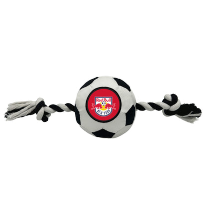 New York Red Bulls Soccer Ball Rope Toy