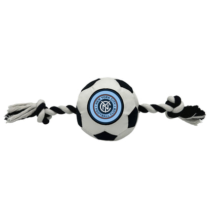New York City FC Soccer Ball Rope Toy