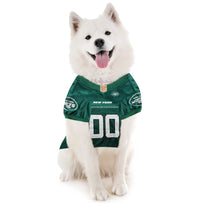 New York Jets Pet Striped Jersey