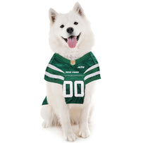 New York Jets Pet Striped Jersey