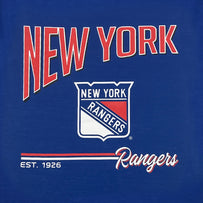 New York Rangers Bold City Text Tee Shirt