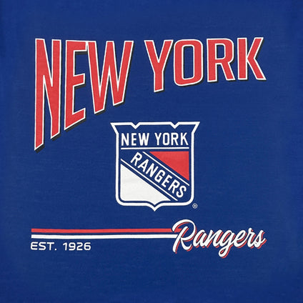 New York Rangers Bold City Text Tee Shirt
