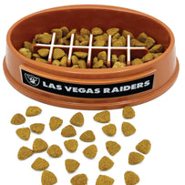 Las Vegas Raiders Football Slow Feeder Bowl