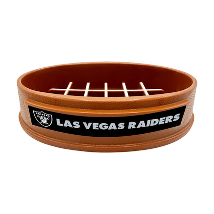 Las Vegas Raiders Football Slow Feeder Bowl