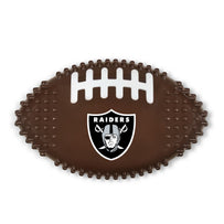 LAS VEGAS RAIDERS HARD NYLON FOOTBALL CHEW TOY