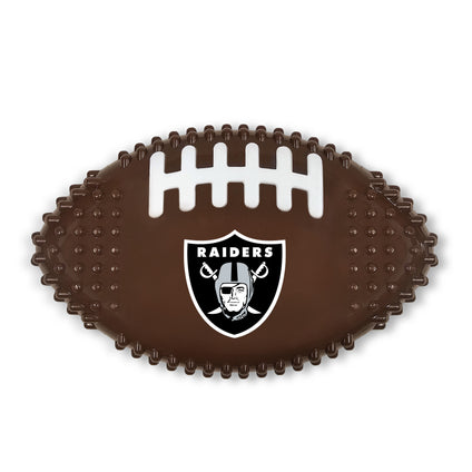 LAS VEGAS RAIDERS HARD NYLON FOOTBALL CHEW TOY