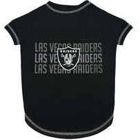 Las Vegas Raiders Saints Stripe Text Tee Shirt