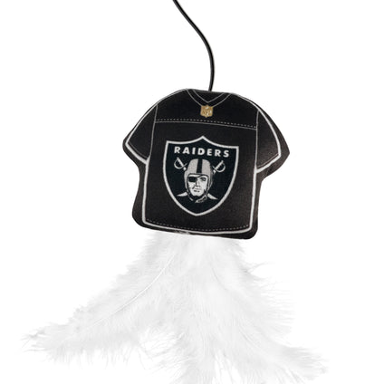 LAS VEGAS RAIDERS TEAM JERSEY WAND WITH CAT NIP