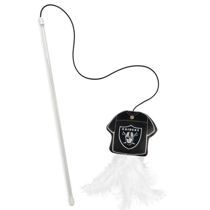 LAS VEGAS RAIDERS TEAM JERSEY WAND WITH CAT NIP