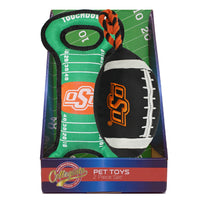 Oklahoma State 2pc Pet Toy Boxset