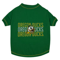 Oregon Stripe Text Tee Shirt