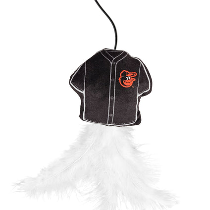 BALTIMORE ORIOLES TEAM JERSEY WAND WITH CAT NIP