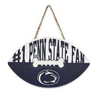 PENN STATE FOOTBALL SHAPE SIGN