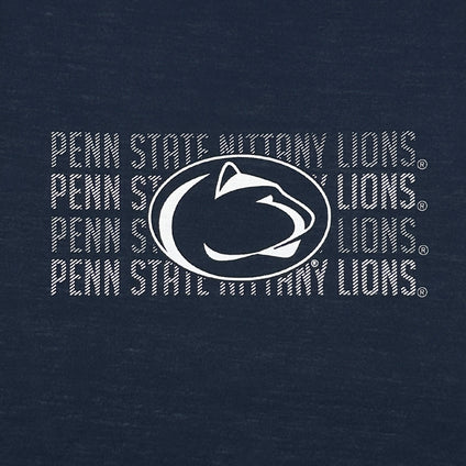 Penn State Pet Stripe Text Tee Shirt
